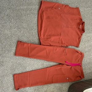 Figs scrub set XS pant XXS top